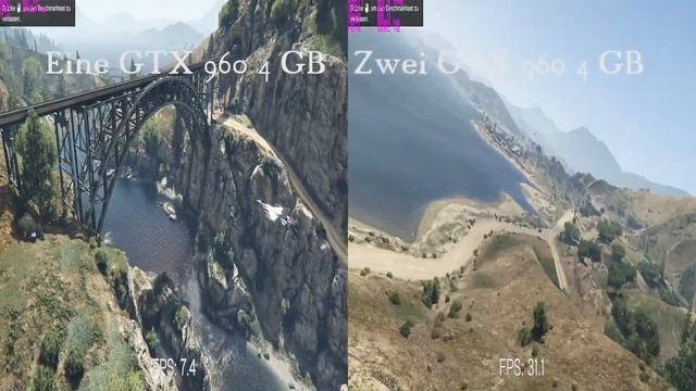 GTA5 4K UHD Benchmark GTX 960 4 GB SLI vs GTX 960 4 GB смотреть онлайн