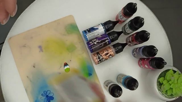 Смешиваем краски цвета тату / Mixing Colors In A Tattoo