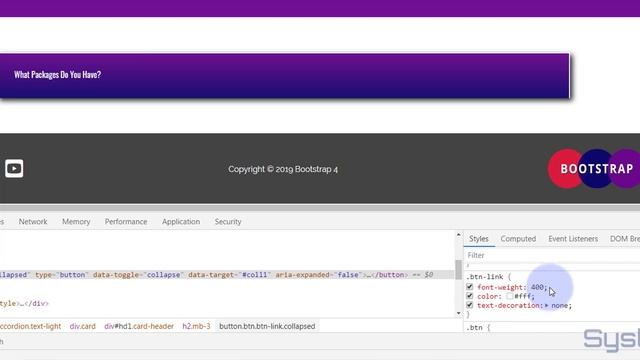 Bootstrap 4 Basics Accordion FAQ Section смотреть онлайн