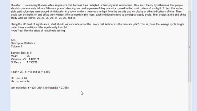 Hypothesis Testing One Sample T-Test | TutorTeddy.com смотреть онлайн