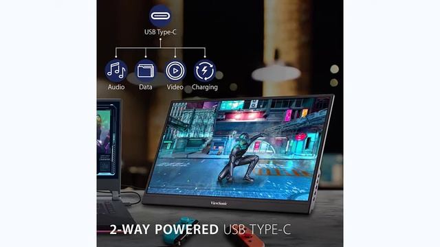 ViewSonic VX1755 17 Inch 1080p Portable IPS Gaming Monitor with 144Hz, AMD FreeSync Premium смотреть онлайн