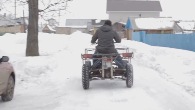 Испытание самодельного квадроцикла 10.03.2015 смотреть онлайн