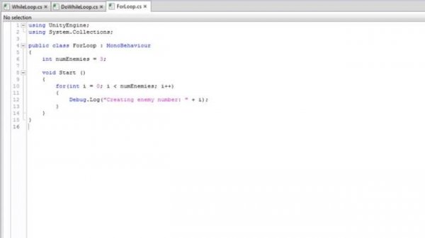 C# Циклы while, do while, for, foreach Обучение Unity