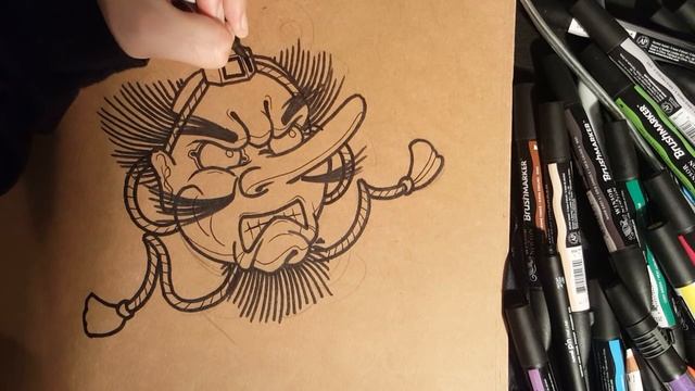 How to Draw a Tengu Mask смотреть онлайн
