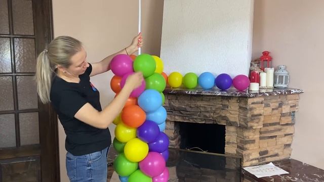 Шестицветная гирлянда на каркасе смотреть онлайн