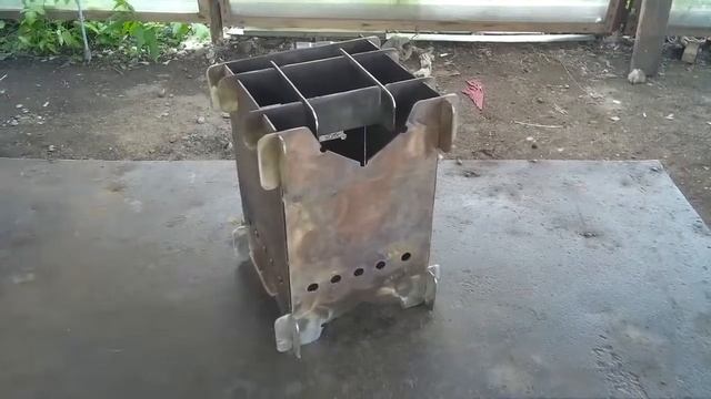 Печь щепочница для походов смотреть онлайн