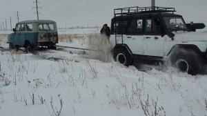 УАЗ V8 с мотором газ 53 | Покатушки на УАЗах | UAZ | 2020 |Зимний оффроуд