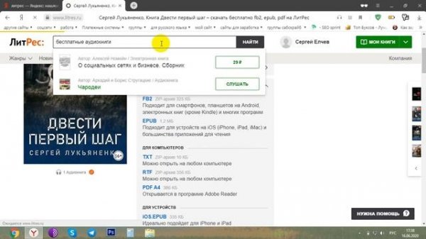 Как скачать книгу с ЛитРес бесплатно