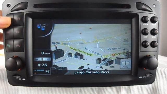 Mercedes-Benz Vaneo DVD Player GPS, Mercedes-Benz Vaneo DVD Player TV смотреть онлайн