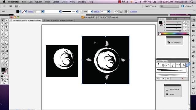 How to Invert Colors in Illustrator for Screen Printing : Adobe Illustrator смотреть онлайн