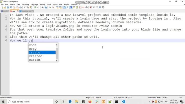 Laravel - Create Migration, Seeder, Login Page and Logout (Part1) смотреть онлайн