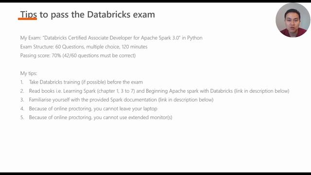 How to pass Databricks exam | Associate Developer Spark 3.0 смотреть онлайн