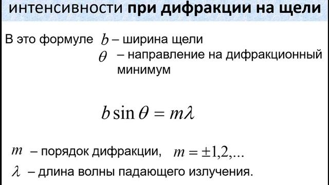 3 Дифракция Фраунгофера на щели смотреть онлайн