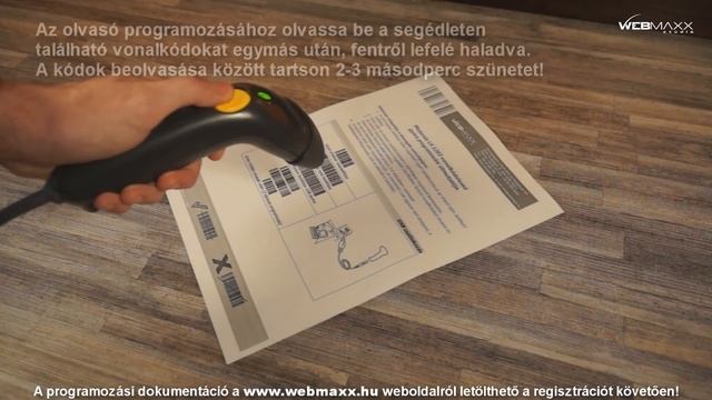 Symbol/Motorola LS1203 vonalkódolvasó - magyar billentyűzet beállítása смотреть онлайн