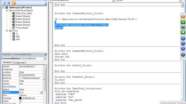UserForm in Excel VBA Macros смотреть онлайн