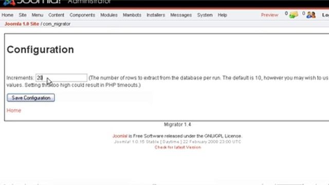 How to prepare Joomla 1.0.x for migration to Joomla 1.5.x - Joomla Tutorials смотреть онлайн