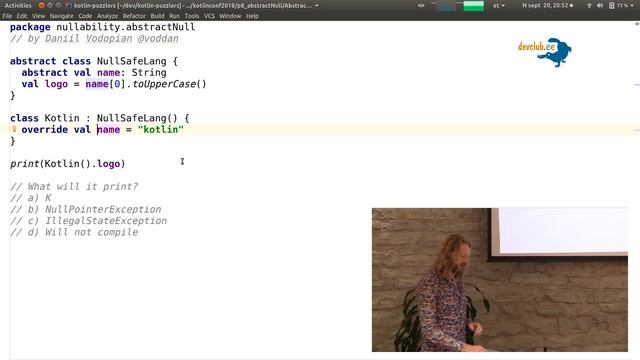 2018.09.20 Anton Keks - Kotlin Puzzlers смотреть онлайн