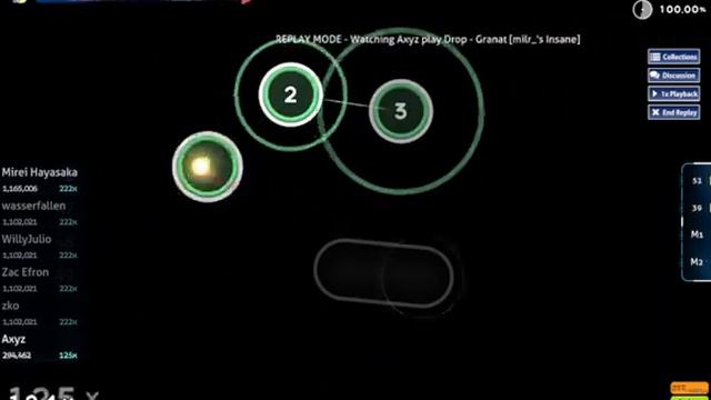 Osu! Progression 2023-10-20 Granat - Drop смотреть онлайн