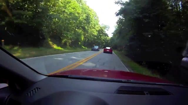 Audi A4 1.8T GT28 following a C6 Corvette and E46 M3 смотреть онлайн