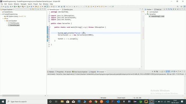 Socket Programming in java смотреть онлайн