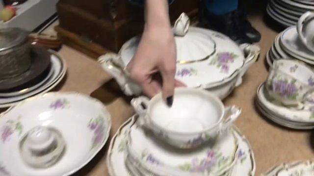 Столовый сервиз Сирень дулево 1959 смотреть онлайн