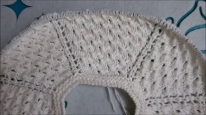 КОФТОЧКА ДЕТСКАЯ СПИЦАМИ. РЕГЛАН СВЕРХУ. ДЛЯ НОВОРОЖДЕННОГО. МАСТЕР КЛАСС.