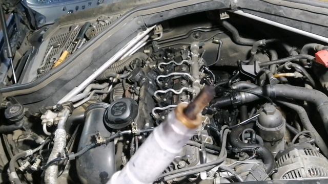 Замена пъезофорсунок M57 diesel, BMW X5 e70, X6 e71, e60, e65, дымит на холостом, воняет выхлоп смотреть онлайн