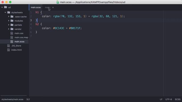 Sass Tutorial for Beginners - Learn SCSS - Sass Crash Course - #15 - Color Operations смотреть онлайн