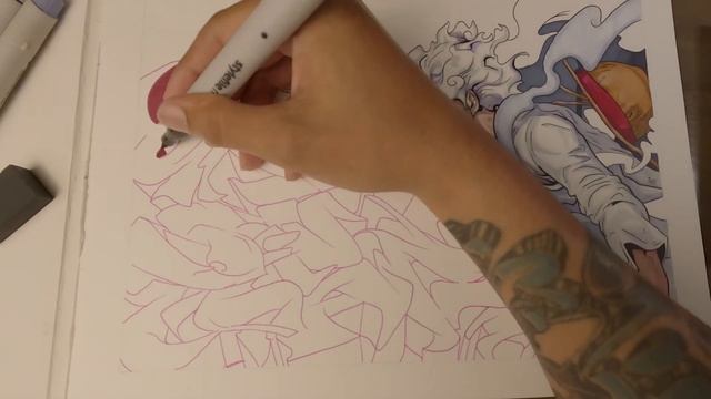 One Piece Graffiti Sketch in 4K! смотреть онлайн