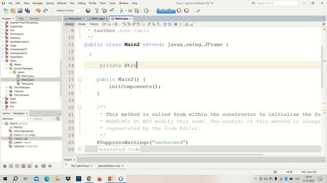 Transferir Datos de un Jform a otro en JAVA смотреть онлайн