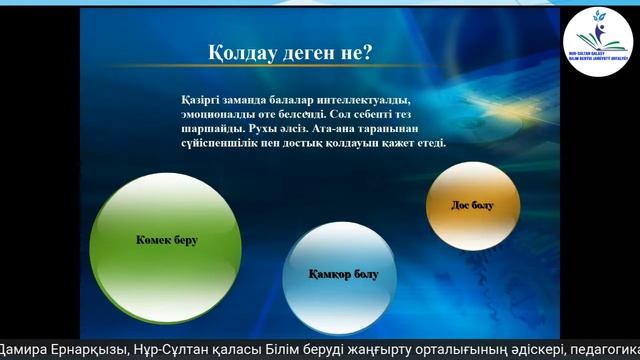 Қашықтан оқыту кезінде тәрбие жұмысын ұйымдастыру. смотреть онлайн