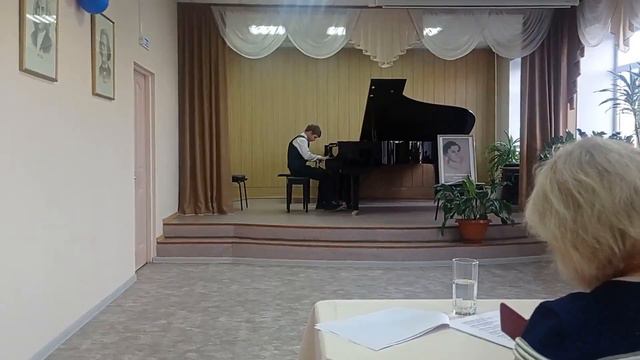 Й.Лев.Этюд, соч.281, №1.Исполняет Голуб Николай,13 лет. смотреть онлайн