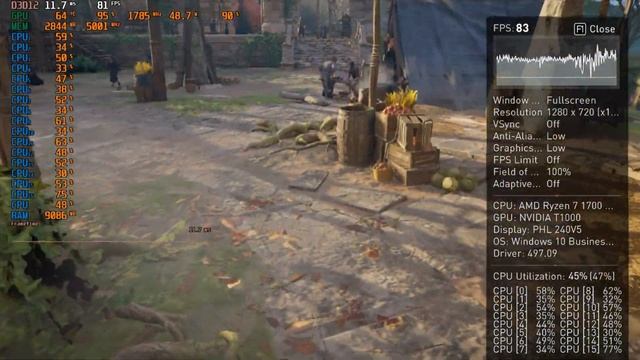 Assassin's Creed Valhalla in 2021 on Nvidia Quadro T1000 _ (Windows 10), D3D12 720p смотреть онлайн