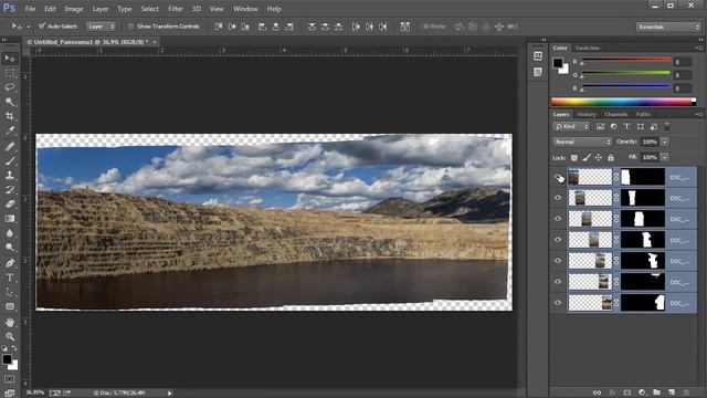 Create a panoramic photo in Photoshop | Adobe Creative Cloud смотреть онлайн