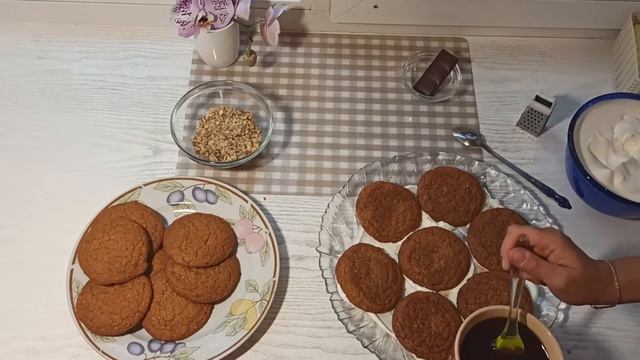 Торт из овсяного печенья. Oatmeal cookie cake смотреть онлайн
