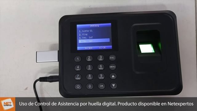 Reloj Control de Asistencia Biométrico - Carga y descarga datos смотреть онлайн