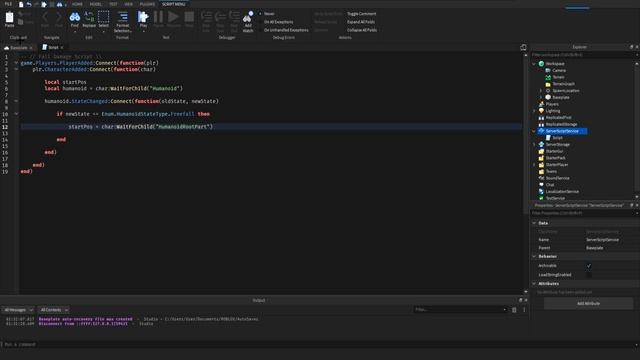 How to make a Fall Damage script | Roblox Studios смотреть онлайн