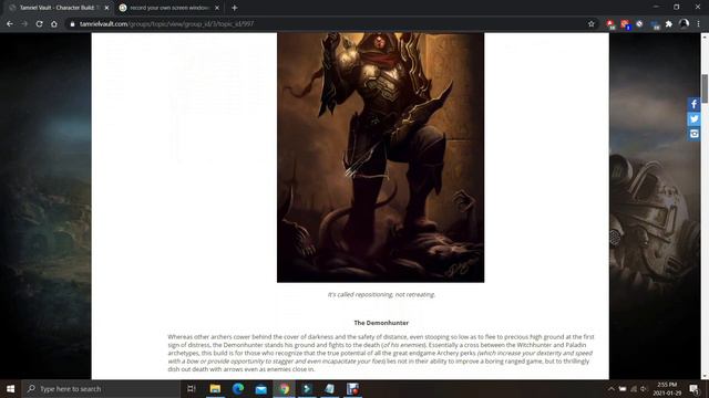 The Demon Hunter - A Skyrim Build Overview смотреть онлайн