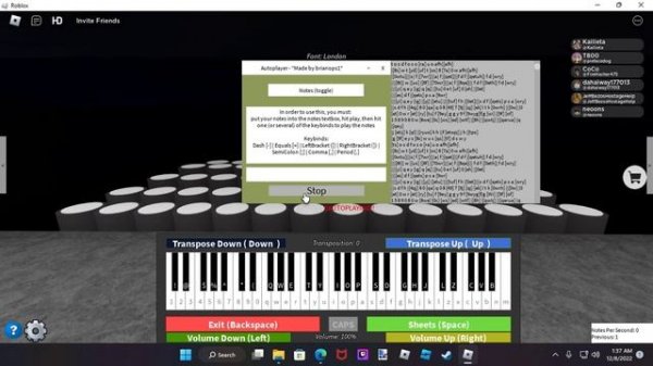 How to Set up and use Roblox Piano Auto Playing Feature