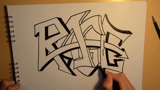 DESIGN | SKETCH #2: DRAWING A 3D GRAFFITI смотреть онлайн