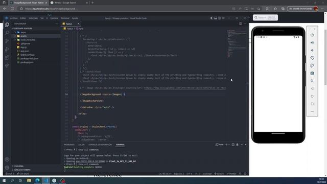 Como USAR una IMAGEN de FONDO en REACT NATIVE смотреть онлайн