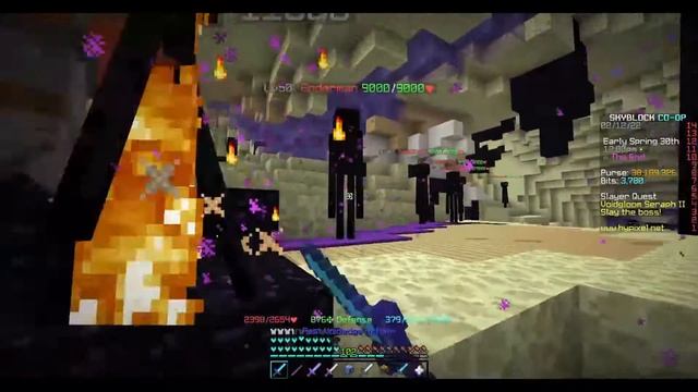 How To Kill A Voidgloom Seraph T2 Easy (Minecraft Hypixel Skyblock)