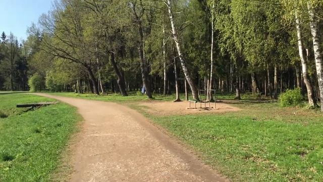 Гатчинский парк. Спортивные дедки, бабульки... Турник, озеро, купание... 10.05.2016, 09:21 смотреть онлайн