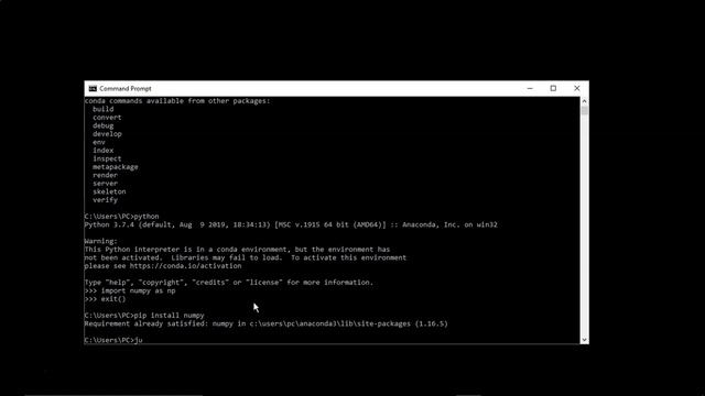 Numpy Installation & Jupyter notebook -The Complete NumPy course For Data Science : Hands-on NumPy смотреть онлайн