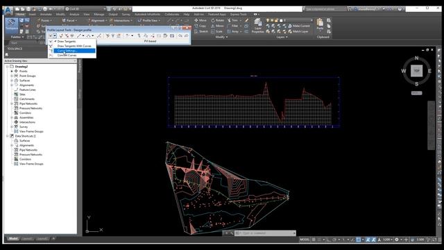 How to Create Road Profile in AutoCAD Civil 3D Road Design Profile on Existing CH# 13 смотреть онлайн