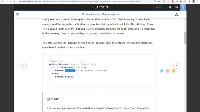 Daniel Liang Java Section 11.10 смотреть онлайн