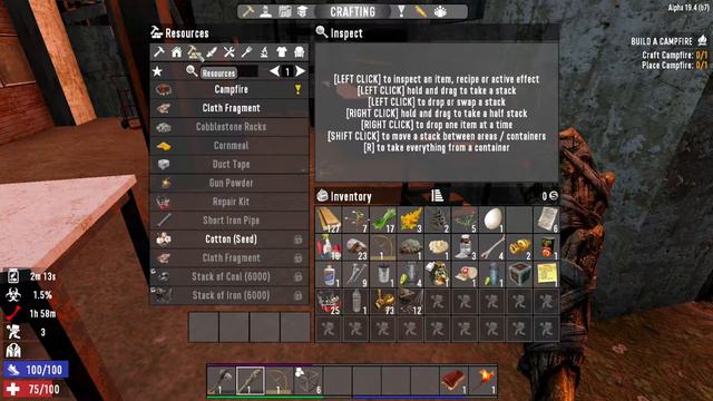 7 Days to Die - BLIND Gameplay Ep1 - Day 1: A whole new world [Alpha 19/No Commentary] смотреть онлайн