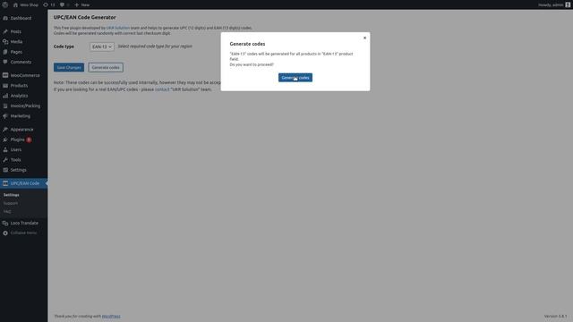 UPC/EAN Code Generator plugin for Wordpress & WooCommerce смотреть онлайн