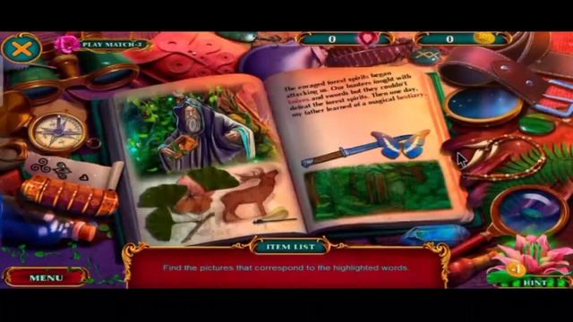 Bed items Collection puzzle: Spirit Legends 1-The forest wraith-Walkthrough смотреть онлайн