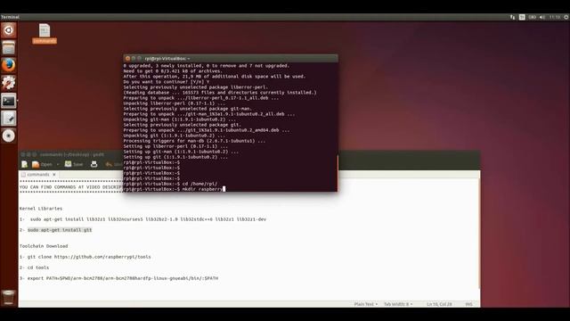 5 - Install libraries and prepare machine for Raspberry Pi 2 kernel compile смотреть онлайн